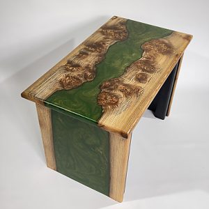 Top View of Character Elm Coffee Table