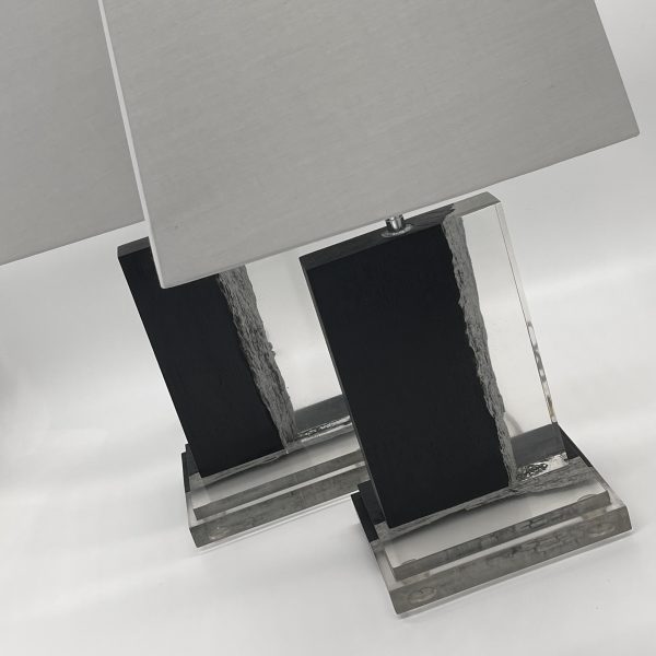 Two Table Lamps close up on an Angle